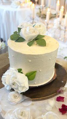 Lemon Raspberry Wedding cake_Four_Palates Bakery