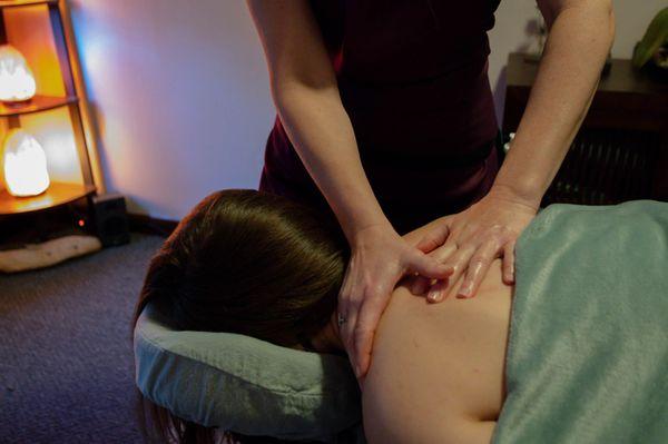 Hands on therapeutic massage