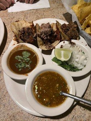 Beef Birria tacos