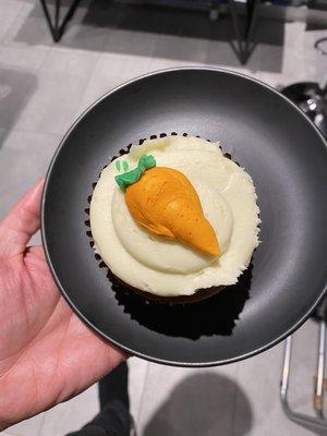 Carrot Cake Cupcake with Cream Cheese Icing