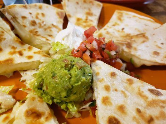 Chicken quesadillas! Huge!!