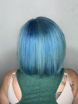 Multi-toned blue vivid