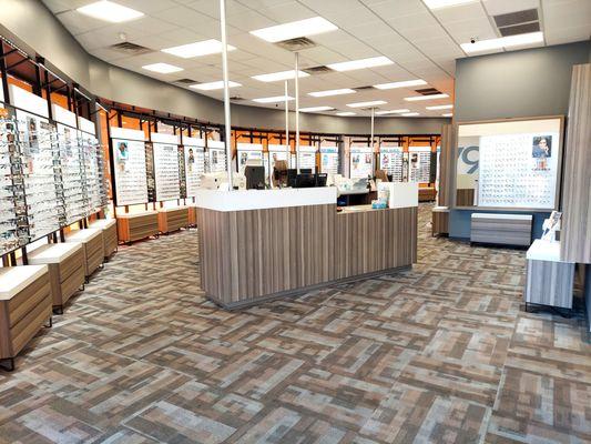 Store Interior at Stanton Optical Store San Antonio TX 78216