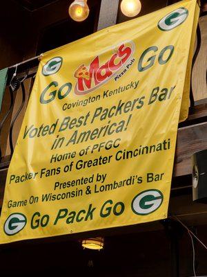 Worlds best Packer Bar?  Or only one?  Lol.