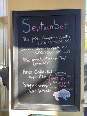 September Specials