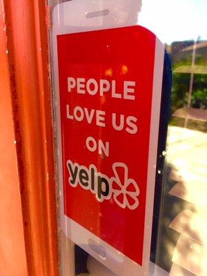 We love yelp!