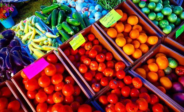 Tomatoes and vegetables!