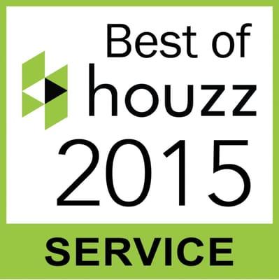 Fantasia Interior Design is proud to receive the Best of Service Award from Houzz in 2015