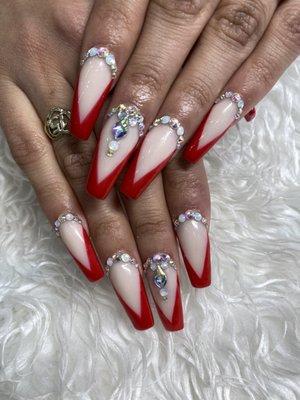 Acrylic nail design by Jennifer