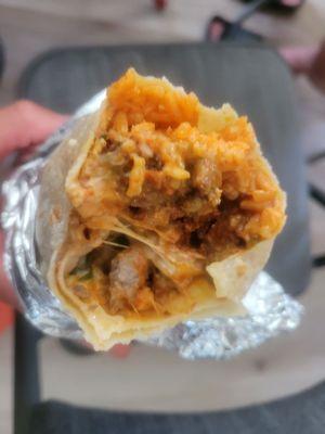 Al pastor burrito! Delicious!!