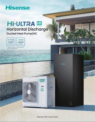 The new Hisense heat pump system.