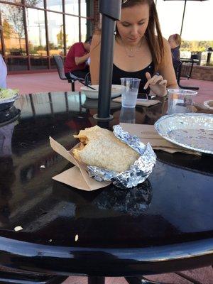 Beautiful day for some burritos