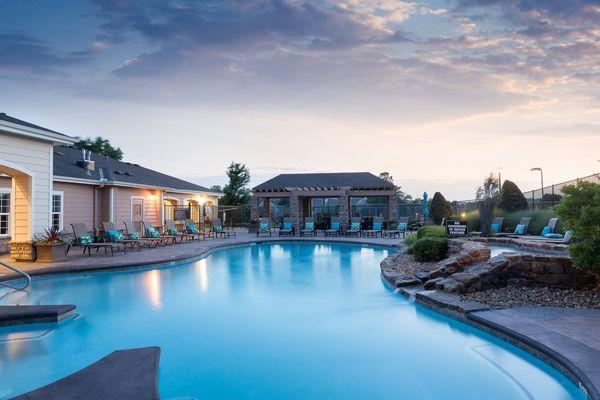 Sparkling Salt Water Pool