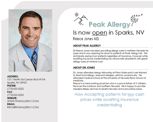 About Reece Jones best allergy doctor for kids and adults