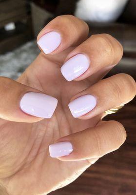 Gel mani on natural nails