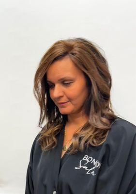 Experience our personalized hybrid blend of hair extensions - a unique look crafted just for you!