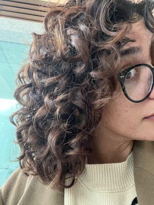 Bouncy, healthy curls