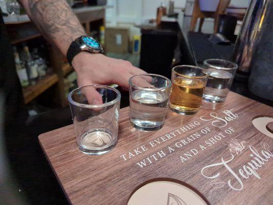 Tequila flight