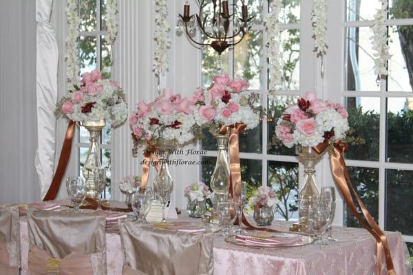 Head table at The Vizcaya