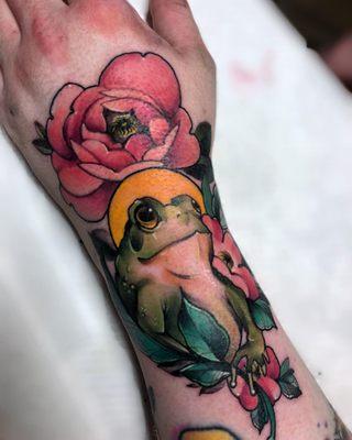 Beautiful Hand/Wrist tattoo by Mattison Fire!