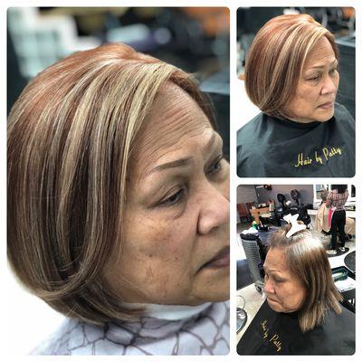 Before and after , highlights and color