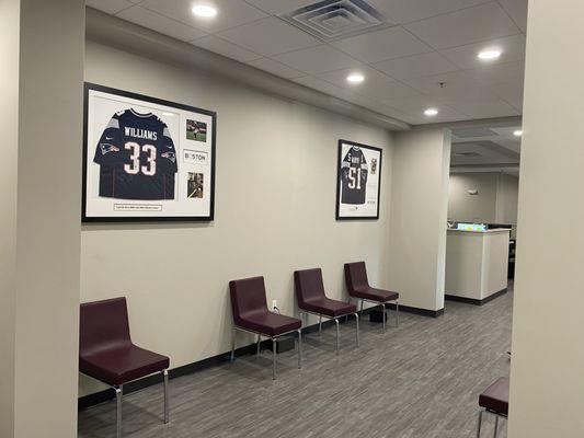 Pro Athlete Jersey Waiting room