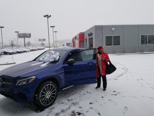 Baby Blue!!! Love my 2019 GLC coupe‼Thank you Vince and all the wonderful people at Napleton‼