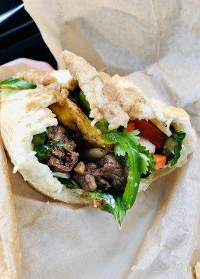 S8. Garlic-Ribeye Banh Mi Sandwich