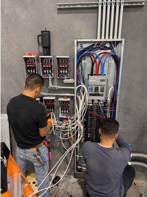 Comprehensive control panel wiring for commercial and industrial electrical systems. Our skilled electricians ensure seamless...