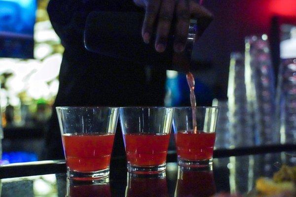 Ask Bartender LA for his famous 'Fruit Roll-Up' shot