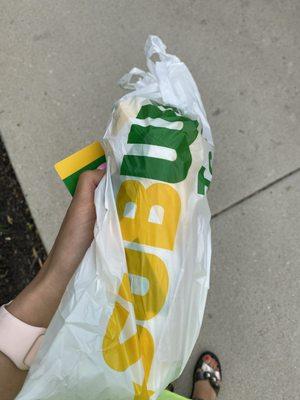 Always a good idea is going to subway