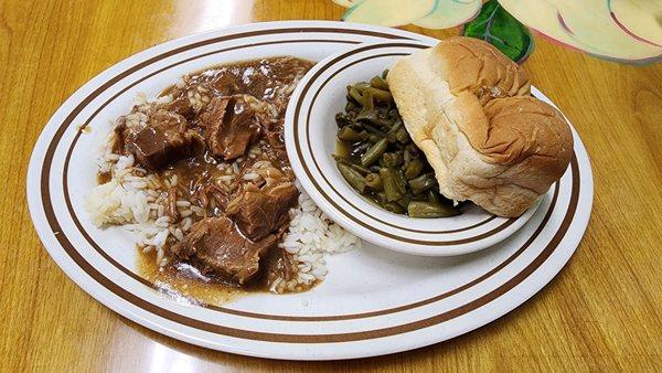 Roast Beef Plate Lunch