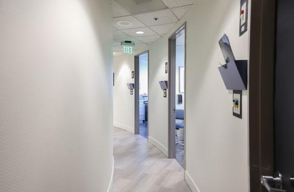 Pacific Head and Neck - Saint John's Medical Plaza hallway.