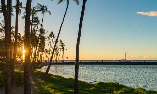 A Bay at Sunset