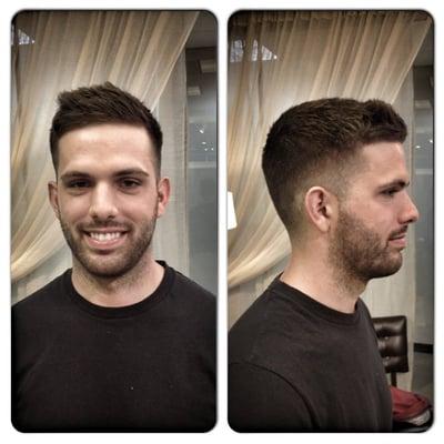 Young men's haircut