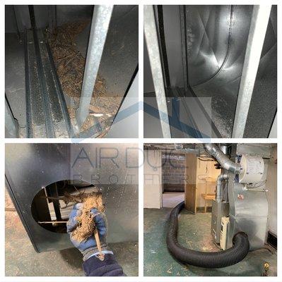 Residential air duct cleaning