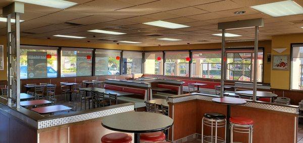 Clean Empty Dining Area