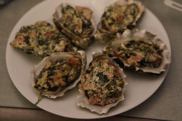 Made some Oyster Rock-a feller *1/14/23 oysters fR. Pacific seafood distribution *1/14/23