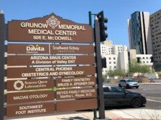 Grunow Memorial Medical Center - Building Sign