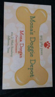 Mona's Doggie Depot- Jefferson, Texas!