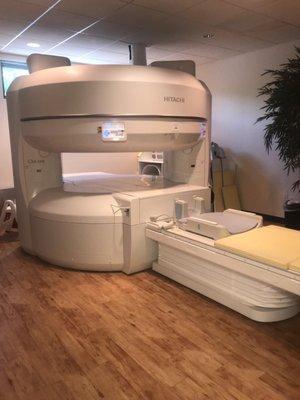 Open MRI machine