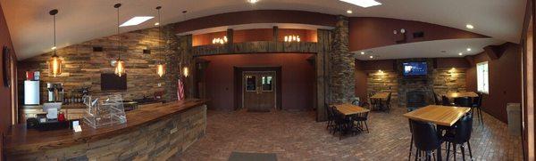 Panorama of The Branch Café @ Lifetree. We proudly serve freshly roasted Alabaster brand coffee, Williamsport, PA.