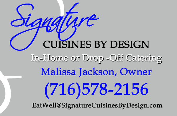 Signature Cuisines By Design