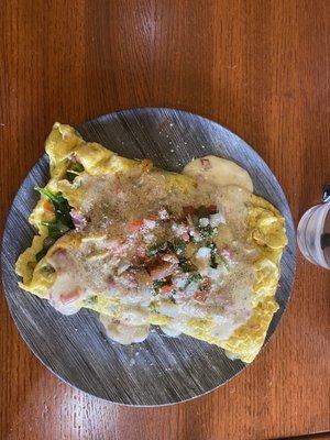 Scissortail omelette