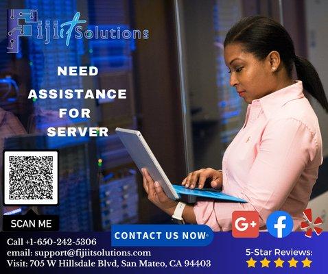 Our servers are designed to keep your information secure and safe. #fijiitsolutions #sanmateo #serversetup #bayarea #ITbusiness