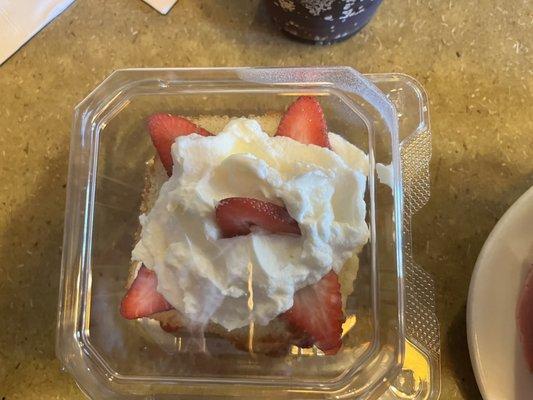 Strawberry Shortcake dessert