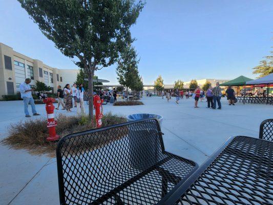 Back to School Night, in the Quad