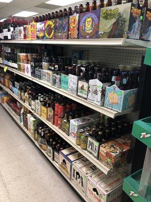 Huge selection of craft beer