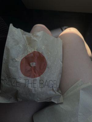 bagel in bag