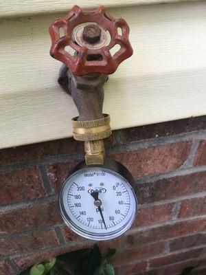 Water Pressure Reading Above Safety Limit